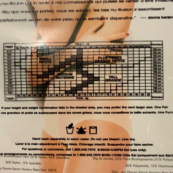 Donna Karan New York “The Nudes” Hosiery - Never Worn - Medium - Picture 5 of 6